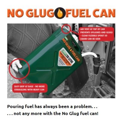 Portek No glug fuel can