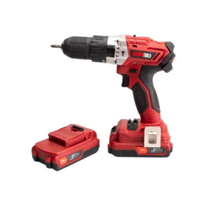 OLYMPIA 20V Combi Drill Driver - 2 x Batteries & Charger