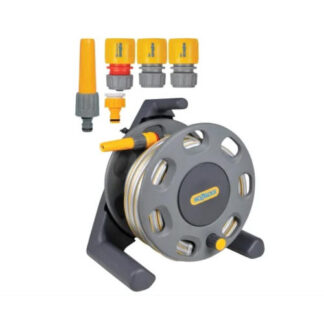 HOZELOCK Hose Reel with 25m of Hose + Fittings
